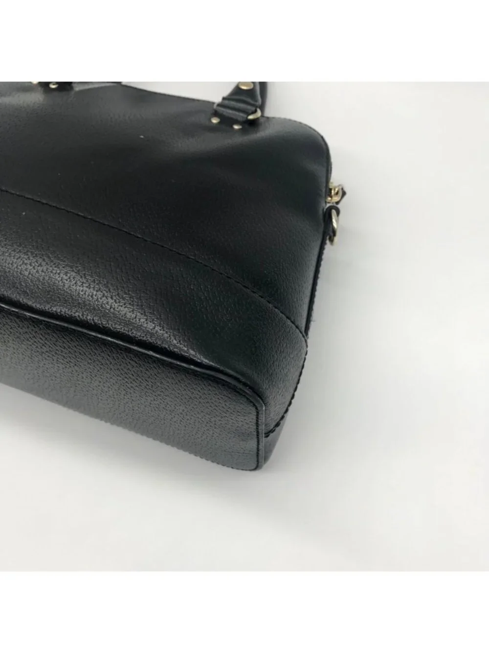 Kate Spade Black Leather Tote Bag